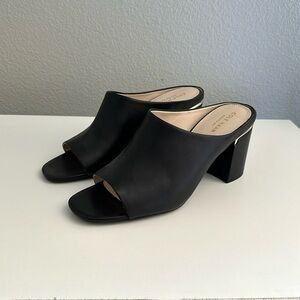 NWOT Cole Haan Black Heeled Mule size 7.5